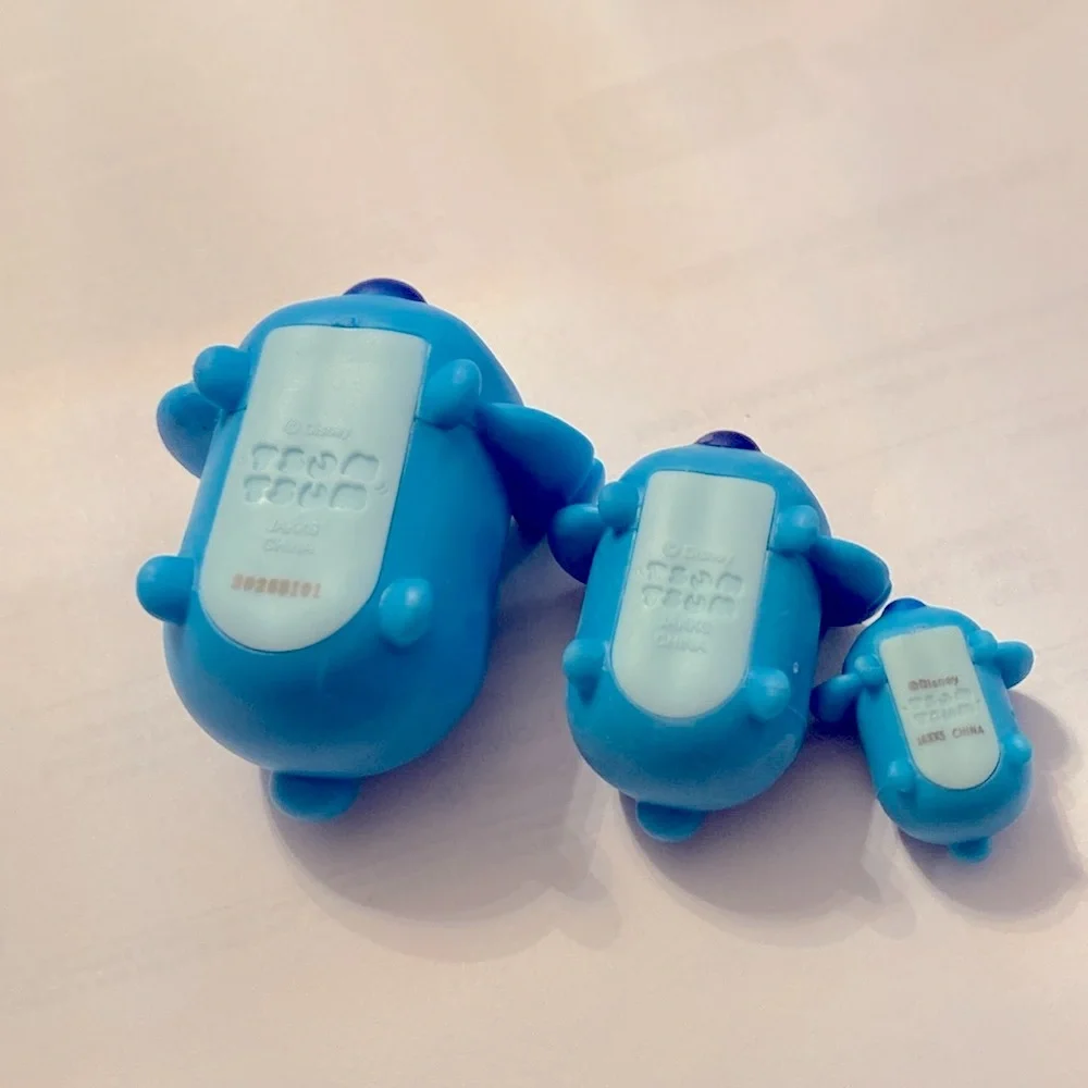 Tsum Tsum Stitch 3 each - small, medium and large.